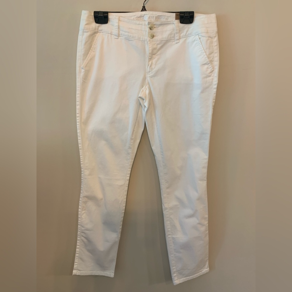 NWT American Eagle Outfitters White Skinny Cotton Pants